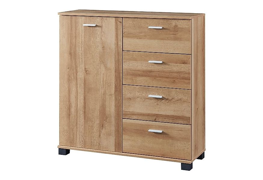 en.casa Sideboard, »Döbritz« 84x80x28cm Eiche günstig online kaufen