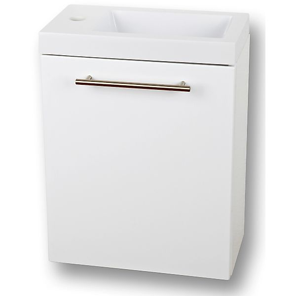 Sanotechnik Einzelwaschtisch Fantasy 40 cm Nuss mit Softclose günstig online kaufen