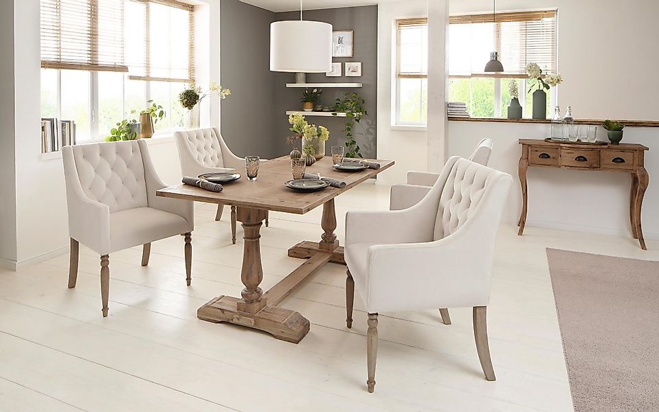 loft24 Esstisch Jay, aus massiver Akazie, günstig online kaufen