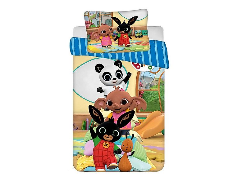 Bing Bettwäsche - Set für Kinderbett 100x135 cm + 40x60 cm aus 100% Baumwol günstig online kaufen