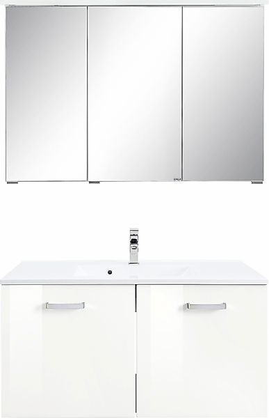 welltime Badmöbel-Set "Ravenna", (2 St.), Breite 90 cm, Spiegelschrank und günstig online kaufen