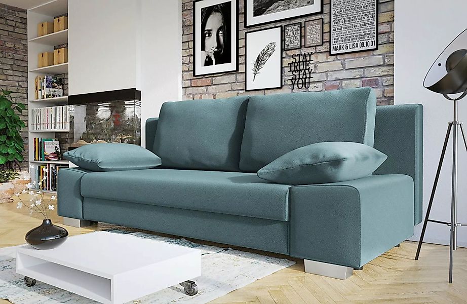 MIRJAN24 Schlafsofa Laura, Couch mit Bettkasten und Schlaffunktion, Stilvol günstig online kaufen