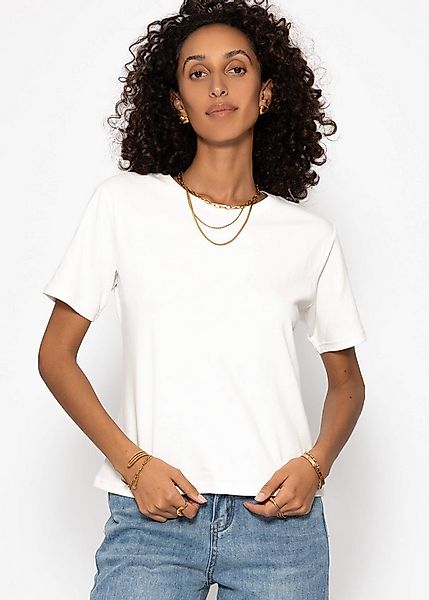 SASSYCLASSY T-Shirt Lockeres T-Shirt Damen mit Rundhalsausschnitt Oversize günstig online kaufen