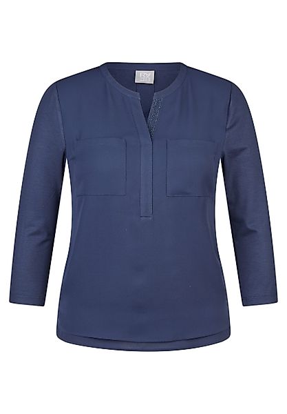 Rabe Klassische Bluse Nordic Blue günstig online kaufen