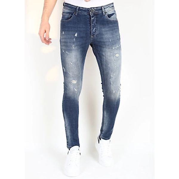 Mario Morato  Slim Fit Jeans Stonewashed Slim Jeans Mit Rissen günstig online kaufen