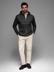 OMBRE Allwetterjacke Leichte Herrenjacke aus Materialkombinationen günstig online kaufen