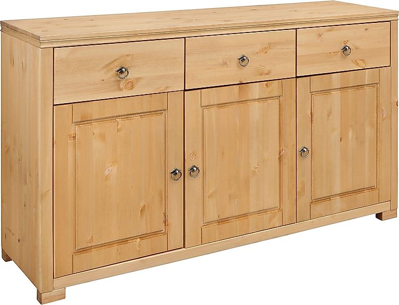 Home affaire Sideboard Gotland, Kommode, Breite 147 cm, aus massiver Kiefer günstig online kaufen