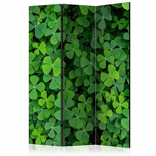 3-teiliges Paravent - Green Clover [room Dividers] günstig online kaufen