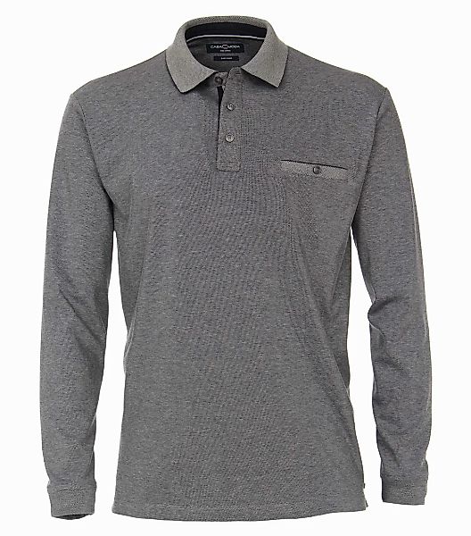 CASAMODA Langarm-Poloshirt "CASAMODA Polo-Shirt Langarm gestreift" günstig online kaufen