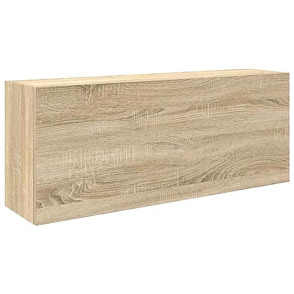 vidaXL Bad-Wandschrank Sonoma-Eiche 100x25x40 cm Holzwerkstoff 860105 günstig online kaufen