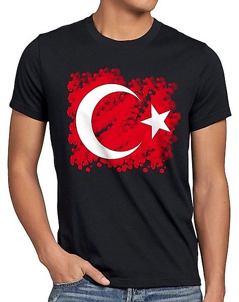 style3 T-Shirt Türkei Turkey Türkiye Flagge istanbul Flag Mond Stern rot er günstig online kaufen