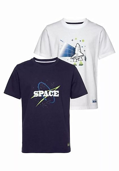 Scout T-Shirt SPACE (Packung, 2er-Pack) aus Bio-Baumwolle günstig online kaufen