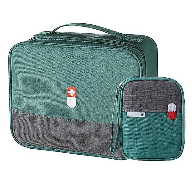 NUODWELL Arzttasche 2 Stück Medikamententasche, Tragbar Wasserdichte Reisea günstig online kaufen