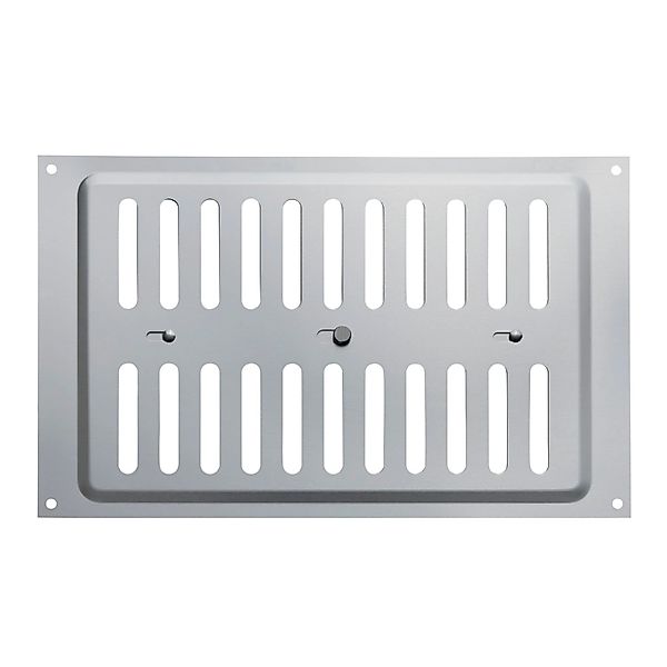 SOTECH Edelstahl Lüftungsgitter Oval 260 x 165 mm mit Schiebeverschluss Ver günstig online kaufen