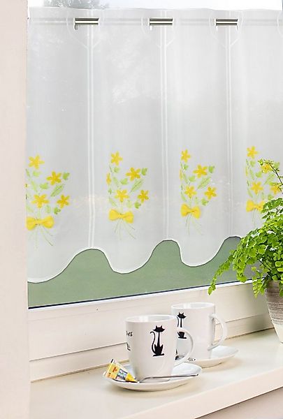 EXPERIENCE Scheibengardine Scheibengardine Kurzgardine Küchengardine Bistro günstig online kaufen