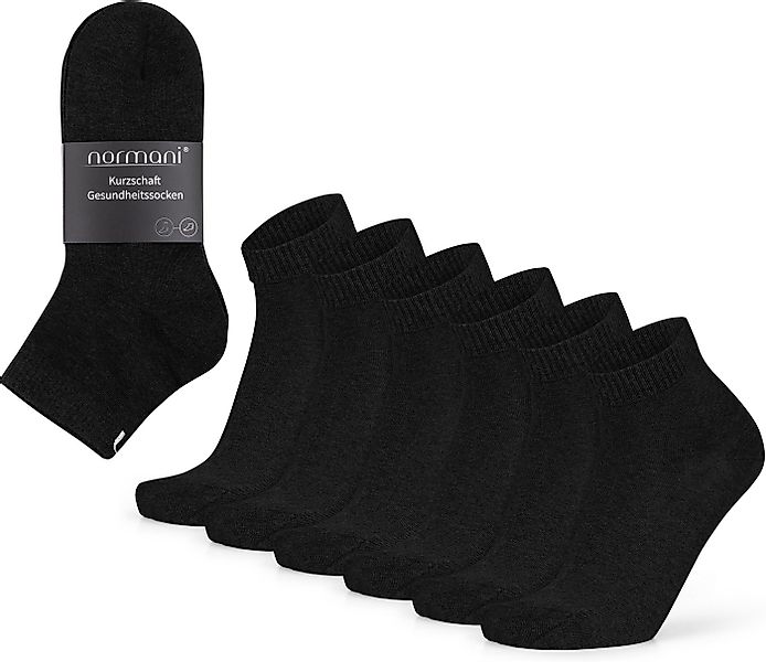 normani Sneakersocken (6 Paar) Kurzschaft Gesundheitssocken aus Baumwolle. günstig online kaufen