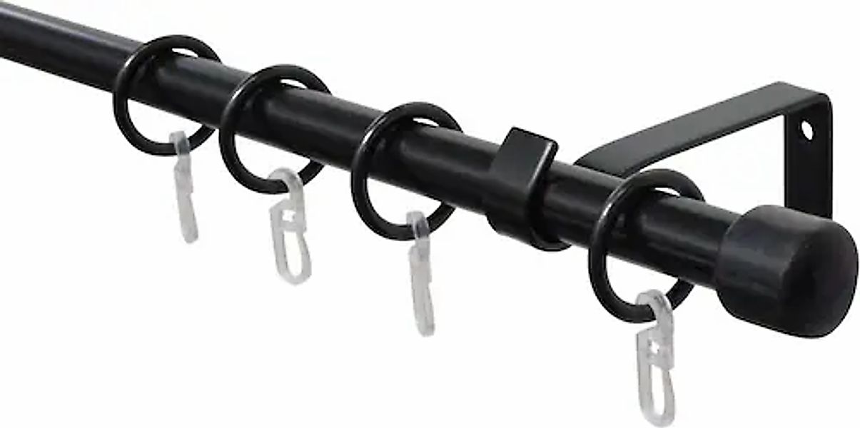 GARDINIA Gardinenstange »Set Metall« Ø 16 mm 1 läufig-läufig ausziehbar 1-L günstig online kaufen