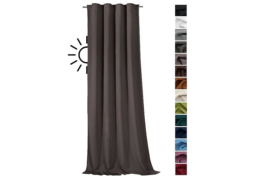 heimtexland Verdunkelungsvorhang Thermo Verdunklungsgardine Deko Gardine Vo günstig online kaufen