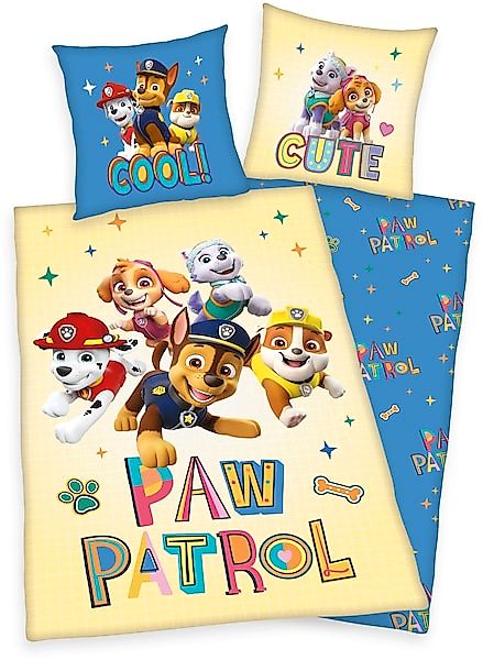 PAW PATROL Kinderbettwäsche Paw-Patrol, Linon, mit günstig online kaufen