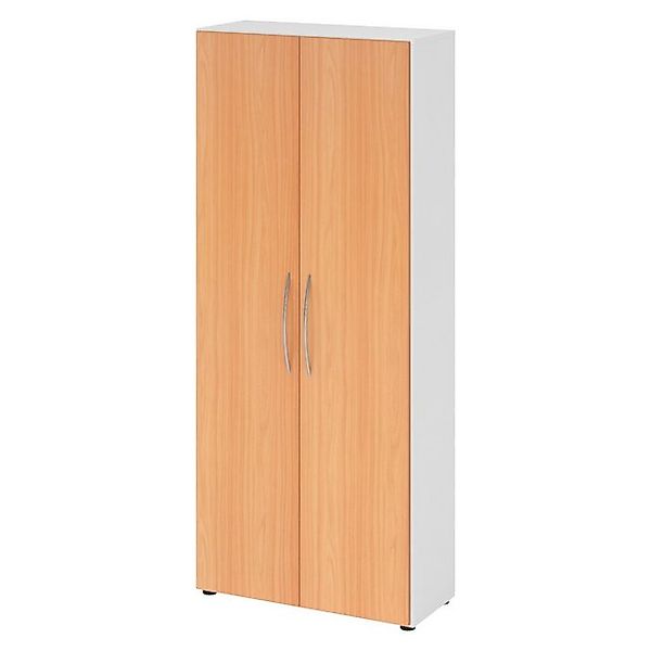 bümö Aktenschrank basic Aktenschrank Dekor: Weiß/Buche günstig online kaufen