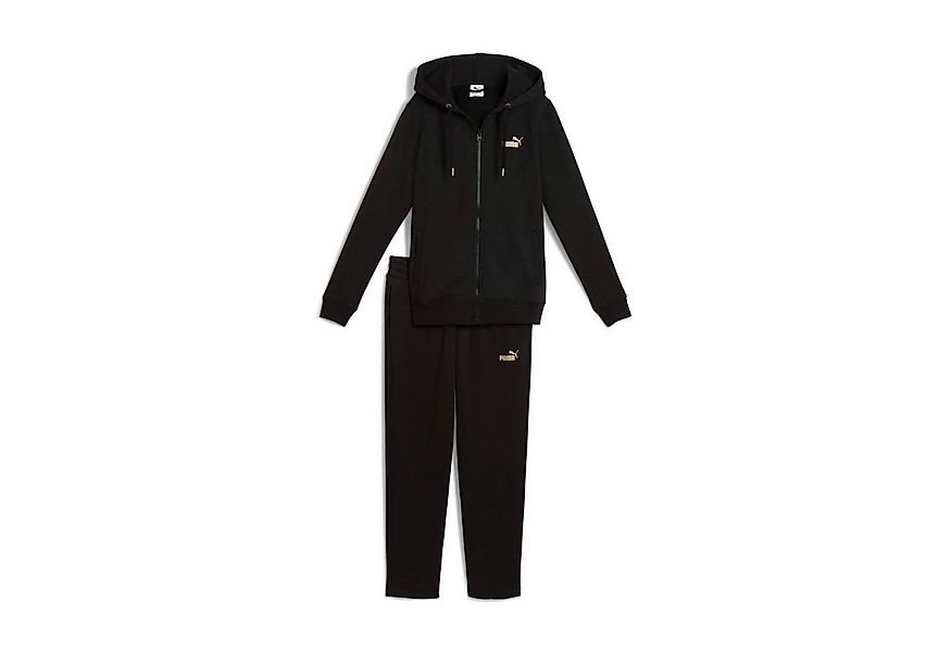 PUMA Trainingsanzug Puma Damen Trainingsanzug Metallic Hooded Sweat Suit Fl günstig online kaufen