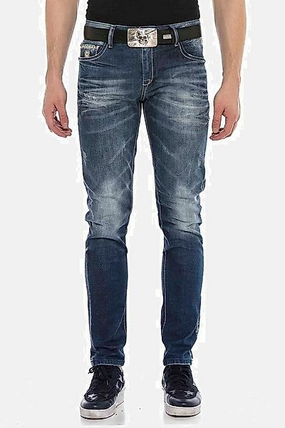 Cipo & Baxx Regular-fit-Jeans Jeans in legerem Regular Fit-Schnitt, CD544 günstig online kaufen