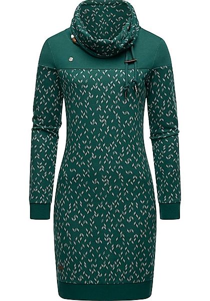 Ragwear Sweatkleid Chloe Dress stylisches Langarmkleid mit Ethnomuster günstig online kaufen