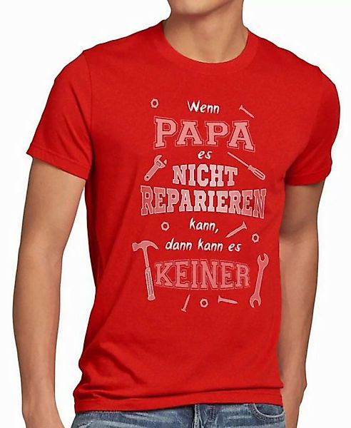 style3 T-Shirt Wenn Papa nicht reparieren kann es keiner Shirt Spruch Funsh günstig online kaufen