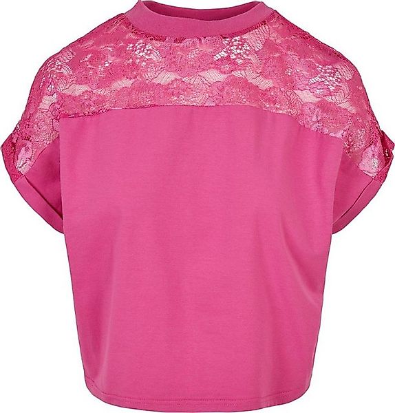 URBAN CLASSICS T-Shirt "Urban Classics Damen Ladies Short Oversized Lace Te günstig online kaufen