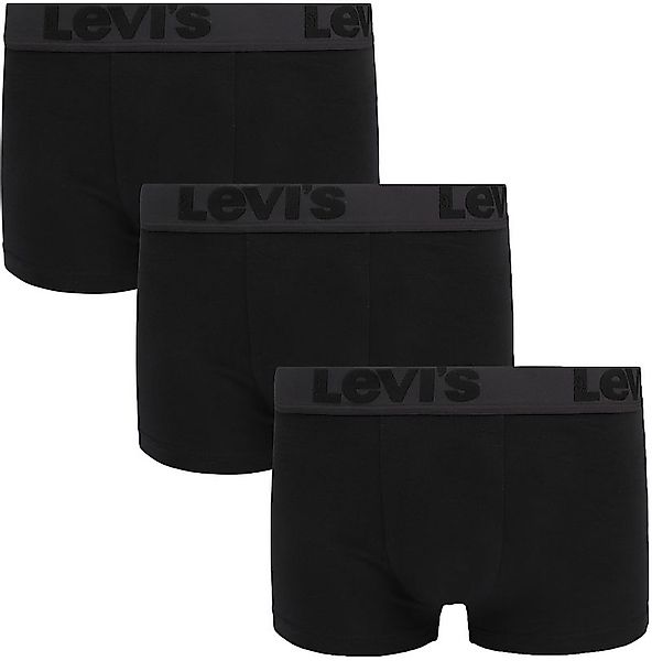 Levi's Boxershorts 3er-Pack Uni Schwarz - Größe L günstig online kaufen
