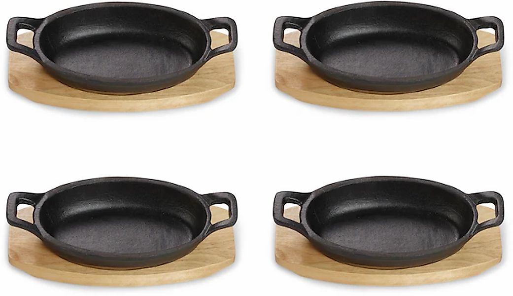 ECHTWERK Servierpfanne »4x Servierschale "SMALL"« Gusseisen Set, 4 Stk. tlg günstig online kaufen