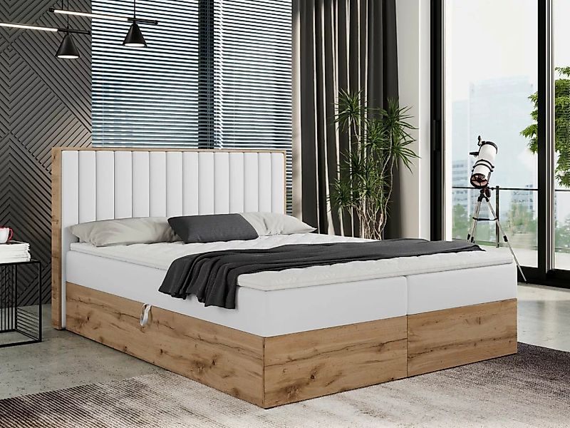 MKS MÖBEL Boxspringbett ALBERO 4 (Set, Packung, gepolstertes Kopfteil, topp günstig online kaufen