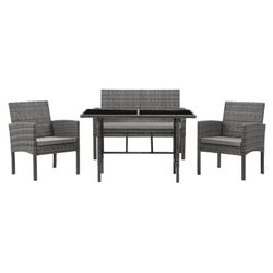 SVITA Gartenlounge-Set BROOKLYN XL, (Set, Essgruppe), günstig online kaufen