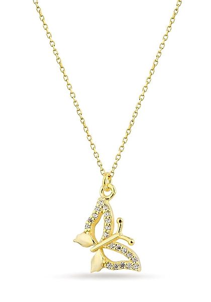 Einzelstück Charm-Kette Rebirth Halskette mit Schmetterling günstig online kaufen