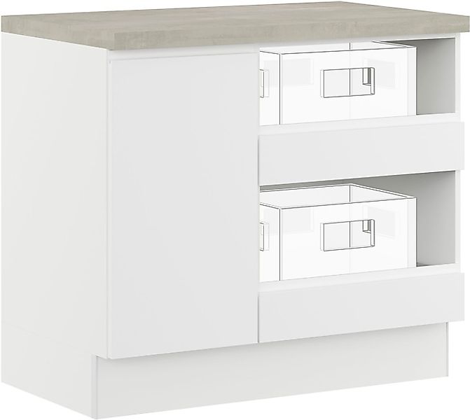 IMPULS KÜCHEN Mehrzweckschrank-Set »Warschau« 4 Stk. tlg. Vielfältige Varia günstig online kaufen