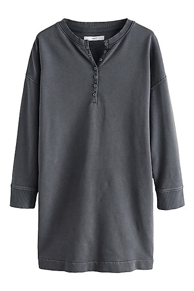 Next Jerseykleid Langarm-Kleid in Washed-Optik mit günstig online kaufen