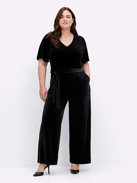 sheego by Joe Browns Jumpsuit Overall Kurzarm Innenbeinlänge ca. 73 cm günstig online kaufen