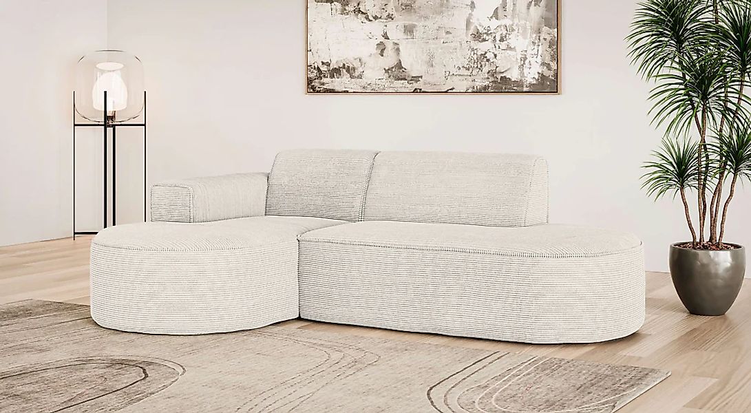 OTTO home Ecksofa "ADELLA Design-Sofa mit Recamiere rechts/links, 248/159/7 günstig online kaufen