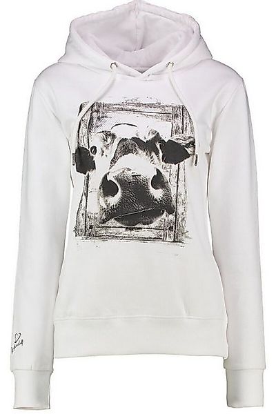 Hangowear Rundhalspullover Hoodie Damen - XAVIRA - weiß günstig online kaufen