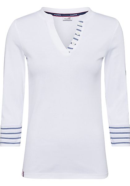 KangaROOS 3/4-Arm-Shirt, mit großem Markenschriftzug am Arm günstig online kaufen