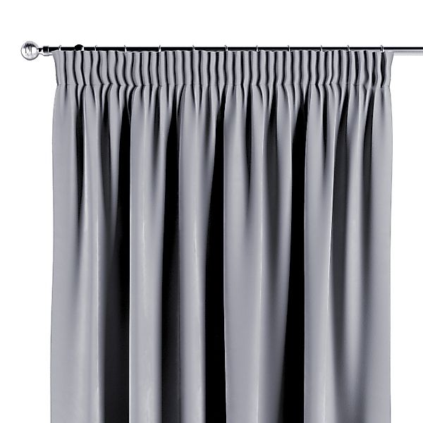 Vorhang mit Kräuselband, grau, Velvet (704-24) günstig online kaufen