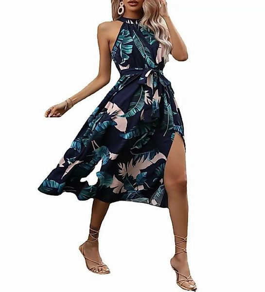 AFAZ New Trading UG Sommerkleid Damen Neckholder Sommerkleid Elegant Kleid günstig online kaufen