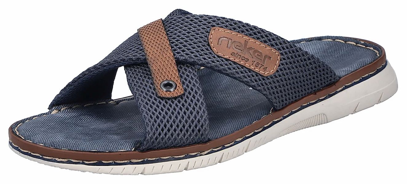 Rieker Pantolette Sommerschuh, Hausschuh, Strandschuh zum Schlupfen günstig online kaufen