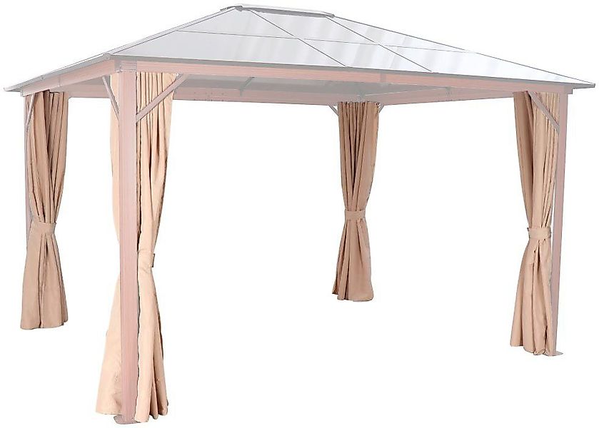 KONIFERA Pavillonseitenteil, für »Holzoptik«, BxT: 300x365 günstig online kaufen