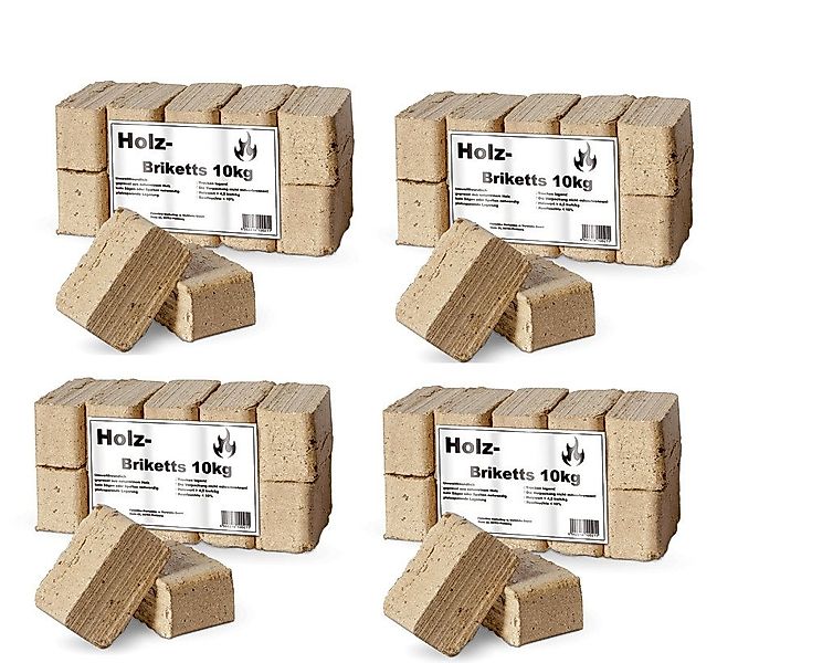Thermospan Holzbriketts Ruf Holzbrikett 4x10kg günstig online kaufen