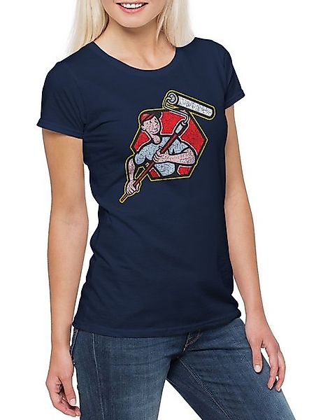 Urban Backwoods Print-Shirt Painter VII Damen T-Shirt Maler Artist Lackiere günstig online kaufen
