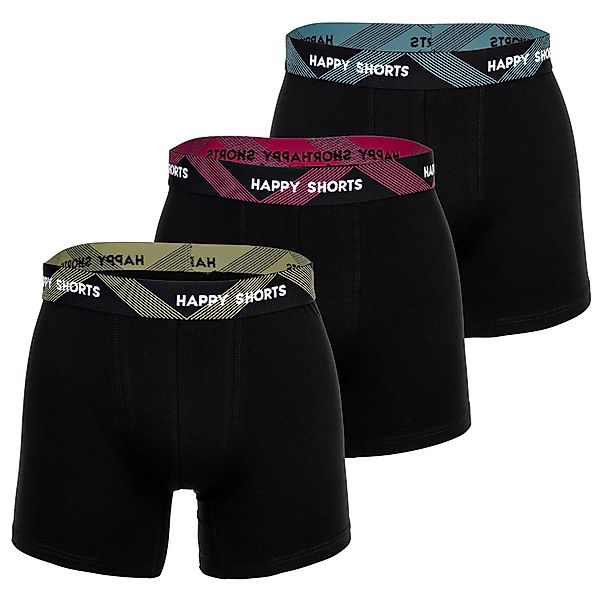 HAPPY SHORTS Boxer Herren Boxershort 3er günstig online kaufen