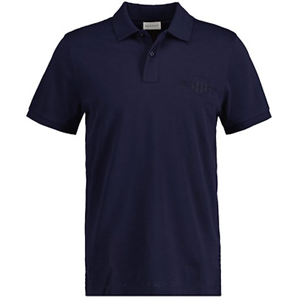Gant  Poloshirt Poloshirt Reg Tonal Shield Kurzarmshirt günstig online kaufen