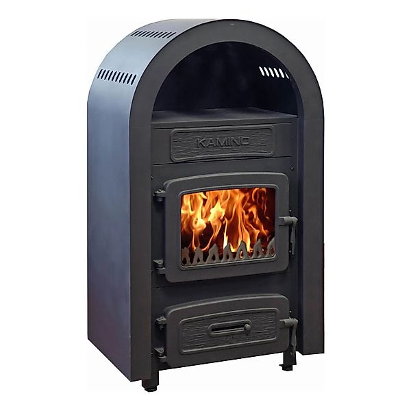 Wamsler Kamino Kaminofen Stahl Schwarz 6 kW günstig online kaufen
