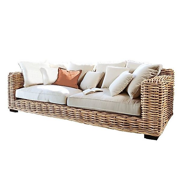 Mirabeau Sofa Sofa Rimini braun/creme günstig online kaufen